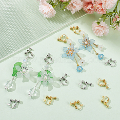 40Pcs 2 Colors Brass Converter Findings&nbsp;KK-SC0004-19