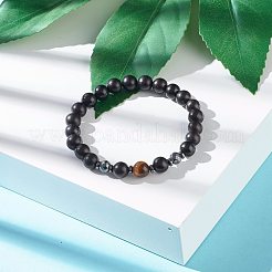 Energy Power Round Beads Stretch Bracelet for Men Women&nbsp;BJEW-JB06901