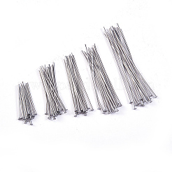 304ステンレス鋼フラットヘッドピン  ステンレス鋼色  35x0.7mm / 20x0.7mm / 30x0.7mm / 40x0.7mm / 50x0.7mm  ヘッド：1.5mm  100個/箱&nbsp;STAS-CJ0005-01P