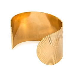 304 Stainless Steel Open Cuff Bangles for Women&nbsp;BJEW-G711-01J-G