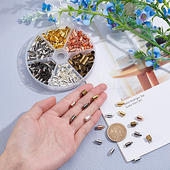 280Pcs Brass Cord Ends&nbsp;KK-AR0002-22