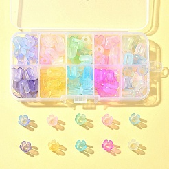 9 Colors Transparent Acrylic Beads Caps&nbsp;OACR-FS0001-72