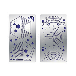 2Pcs 2 Style 304 Stainless Steel Cutting Dies Stencils&nbsp;DIY-FG0001-93