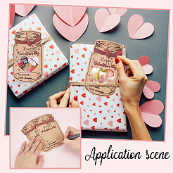 Paper Valentine Card&nbsp;DIY-WH0504-901