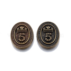 Rack Plating Alloy Cabochons&nbsp;PALLOY-N150-75A-01AB