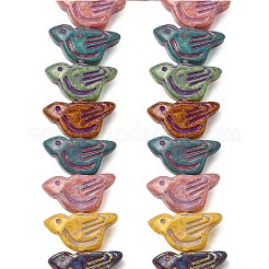 Painted Glass Beads Strands&nbsp;GLAA-Z021-19