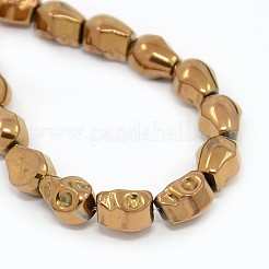 Electroplate Non-magnetic Synthetic Hematite Beads Strands&nbsp;G-J180-M