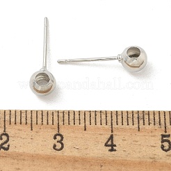 Brass Stud Earring Findings&nbsp;KK-G518-01P