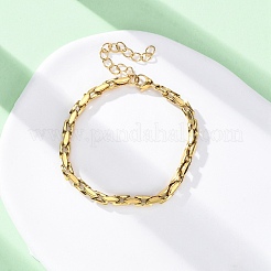 304 Stainless Steel Link Chain Bracelets for Women&nbsp;BJEW-C076-04G