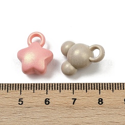 オペークアクリルパーツ  混合形状  ミックスカラー  15.5~17.5x14~14.5x8.5~10mm  穴：3.5mm&nbsp;OACR-B031-38