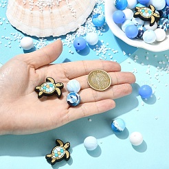 37Pcs 6 Styles Silicone Beads&nbsp;SIL-YW0002-63