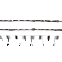 Brass Curb Chains Necklaces for Women&nbsp;NJEW-D302-06B
