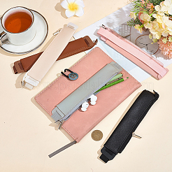 5Pcs 5 Colors PU Leather Pencil Case&nbsp;OFST-CL0001-06