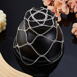 Alloy Rhinestone Headband&nbsp;OHAR-WH0011-64P