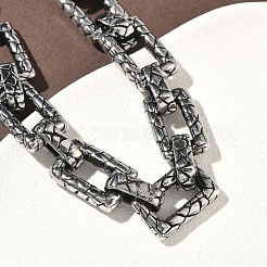 304 Stainless Steel Link Chain Bracelets for Men Women&nbsp;BJEW-D385-05AS