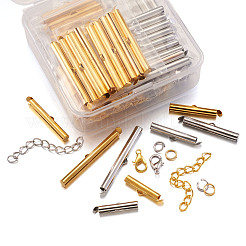 Iron Slide On End Clasp Tubes&nbsp;FIND-PJ0001-01