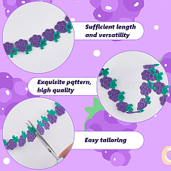Polyester Fruit Lace Trim&nbsp;OCOR-WH20017-08C-01