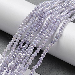 Opaque Baking Paint Glass Beads Strands&nbsp;DGLA-F002-03B