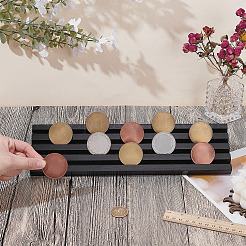 Wood Commemorative Coin Display Holder Stand&nbsp;DIY-WH0622-279A
