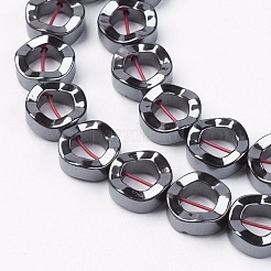 Non-Magnetic Synthetic Hematite Beads Strands&nbsp;X-G-Q895-9