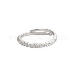 女性用304ステンレスリング  ステンレス鋼色  18mm&nbsp;STAS-OY017-68P