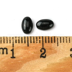 Synthetic Black Stone Cabochons&nbsp;G-A094-01A-38