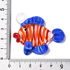 Handmade Lampwork Pendants&nbsp;X-LAMP-N024-34C-01