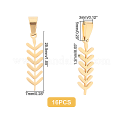 304 Stainless Steel Pendants&nbsp;STAS-UN0020-56G