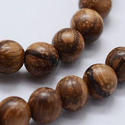 Natural Wood Beads Strands&nbsp;WOOD-F006-04-6mm