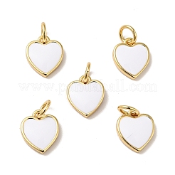 Rack Plating Brass Enamel Pendants&nbsp;KK-H431-14G