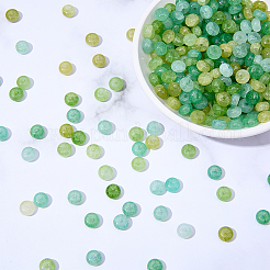 304Pcs 4 Colors Glass Beads Strands&nbsp;GLAA-SC0003-29A