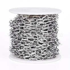 Tarnish Resistant 304 Stainless Steel Paperclip Chains&nbsp;CHS-D030-01P