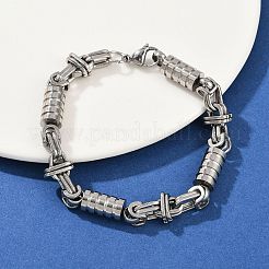 201 Stainless Steel Link Chain Bracelets for Men Women&nbsp;BJEW-B143-08