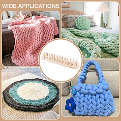 Wood Chunky Knitting Loom for Blanket Making&nbsp;AJEW-WH0880-31A