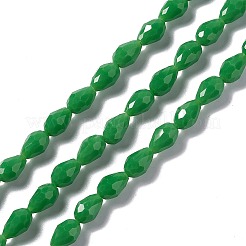 Faceted Glass Beads Strands&nbsp;GLAA-E037-01-M