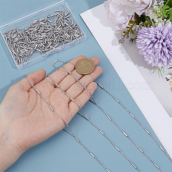5Pcs Stainless Steel Cable Chains&nbsp;CHS-ME0001-01P