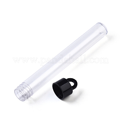 ポリスチレンビーズ貯蔵容器  ビーズ試料サンプルラボ用  コラム  透明  1.6x14.2cm  13mm内径  容量：14ml（0.47fl.oz）&nbsp;CON-Q039-001