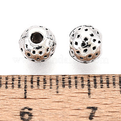 Textured Tibetan Style Alloy Beads&nbsp;PALLOY-T093-31AS