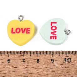 Opaque Resin Pendants&nbsp;RESI-N051-16