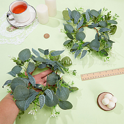 2Pcs Silk Cloth & PE Plastic Candle Garland&nbsp;AJEW-SP0004-46