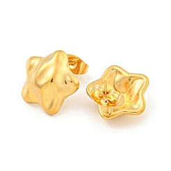 Star 304 Stainless Steel Ear Studs&nbsp;EJEW-L290-024G