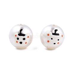 Animal Opaque ABS Plastic Imitation Pearl Enamel Beads&nbsp;KY-G020-03B