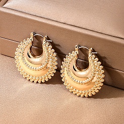 Alloy Hoop Earrings&nbsp;FS-WGDE27E-01