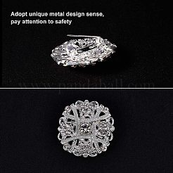 Alloy Safety Brooches&nbsp;JEWB-PH0001-05S
