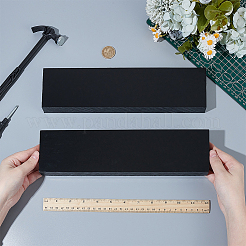 プラスチックシート  長方形  ブラック  30.7x7.8x2.55cm&nbsp;FIND-WH0199-401C-01