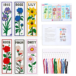 1 Bag Bookmarks Painting Needle Felting Kit for Beginners&nbsp;DIY-CP0013-36C