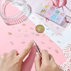 200色のクラウン樹脂カボション10個  ネイルアートの装飾の付属品  ミックスカラー  5.5~7x7~12x2~3mm  20個/カラー&nbsp;MRMJ-CJ0001-22