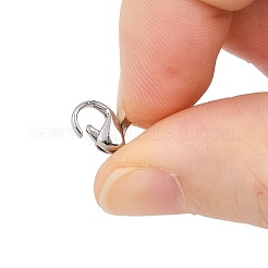 Tarnish Resistant 316 Surgical Stainless Steel Lobster Claw Clasps&nbsp;X-STAS-316-FL12A
