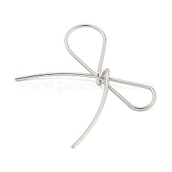 Non-Tarnish 304 Stainless Steel Bowknot Links Connector Charms&nbsp;STAS-M001-03P