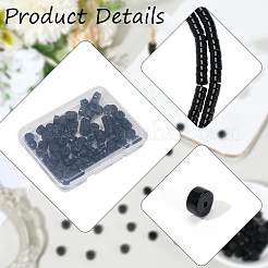 1 Strand Natural Black Onyx Beads Strands&nbsp;G-PA0002-32